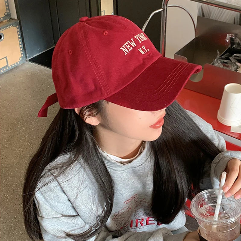 Letters Embroidery Baseball Cap Men Women