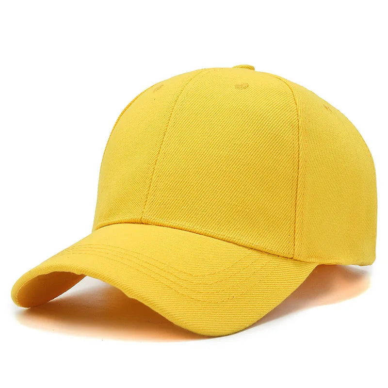 Unisex Cap Casual Plain Baseball Cap Adjustable Snapback Hats Hip Hop Cap Street Dad Hat
