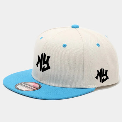 1PC Unisex Snapback Baseball Cap, Flat - Brim and Color - Blocked Hip - Hop Cap, Suitable for Both Men and Women