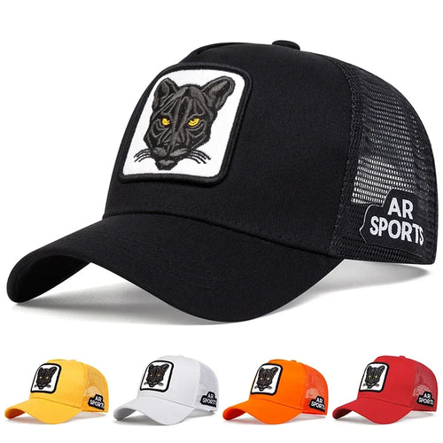 Fashion Cat Embroidery Baseball Cap Summer
