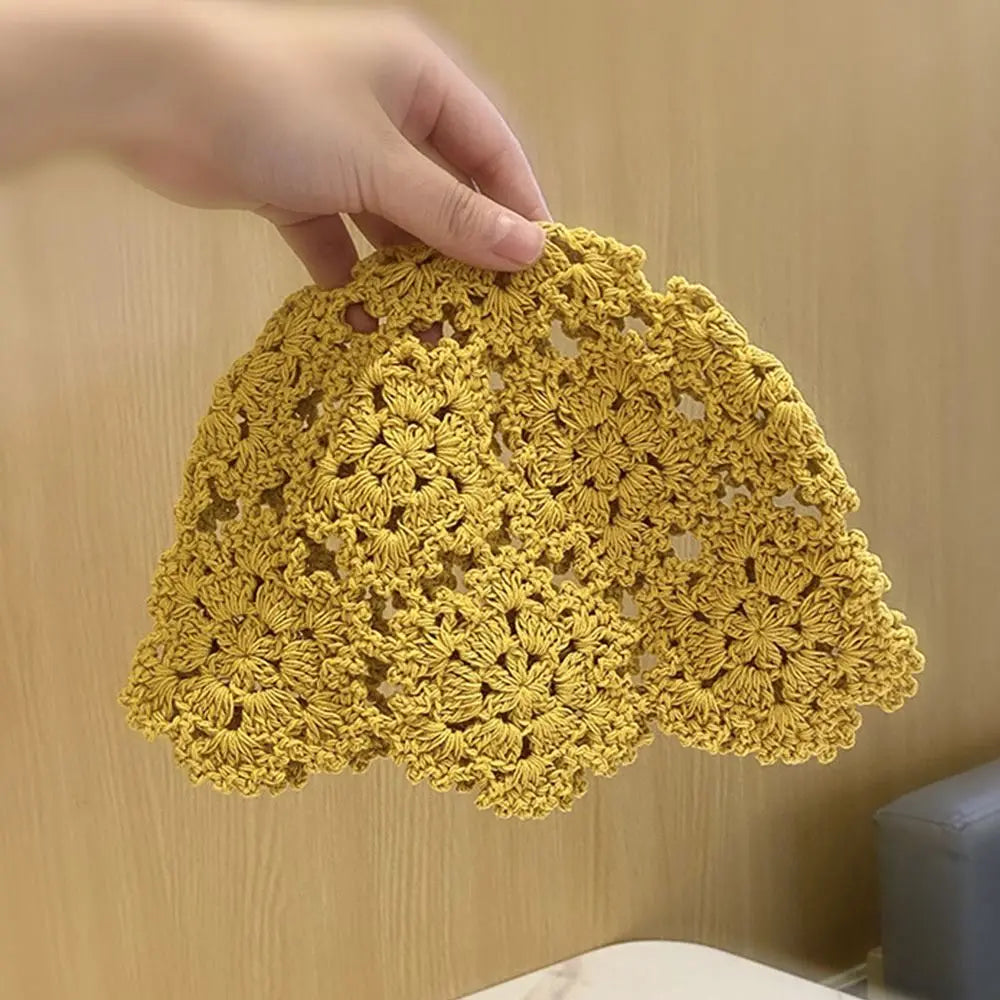 Autumn Winter Knitted Hat Hollowed Out Knitted Hat