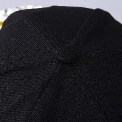Cross Border Hot Selling in Europe and America Compton Baseball Cap Korean Style Brim Camouflage Hat
