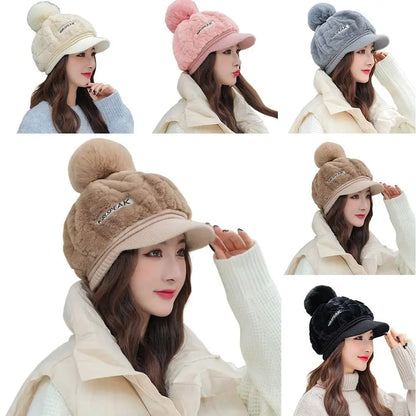 New Keep Warm Knitted Hat Windproof Thickened Ear Protection Hat