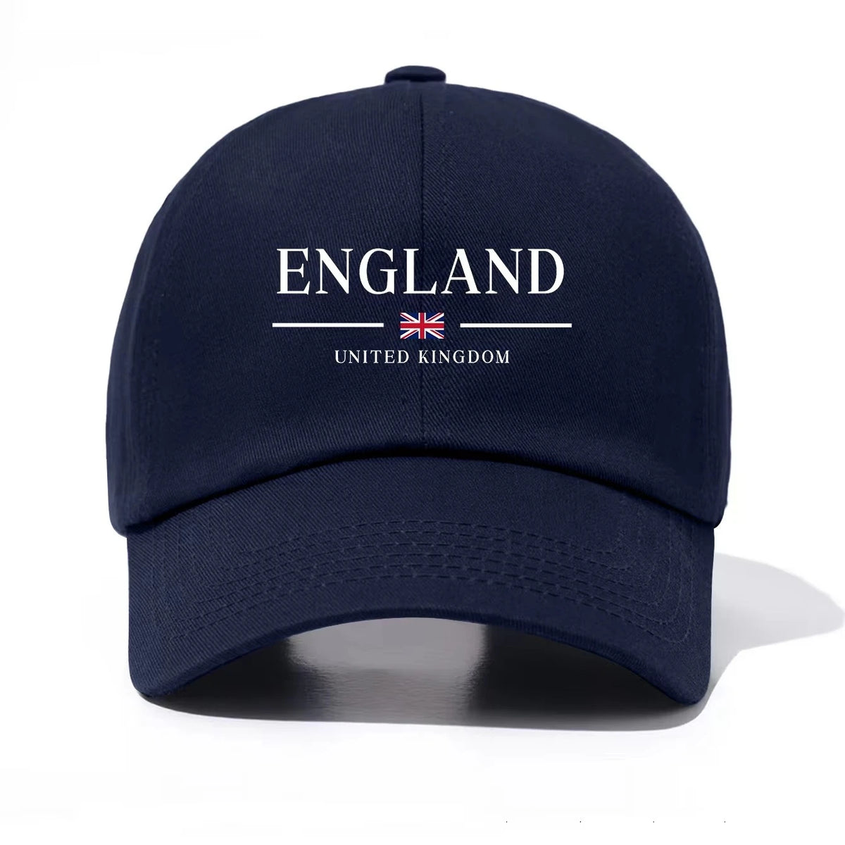 Fashion Casual England Print Baseball Cap Adult Child Minimalist Retro Style Casual Soft Adjustable Perfect As Gift Baseball Cap