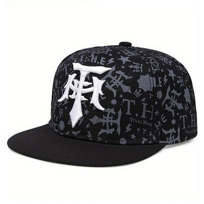 Fashion Baseball Hat T Embroidery Graffiti Street Hip Hop Hat
