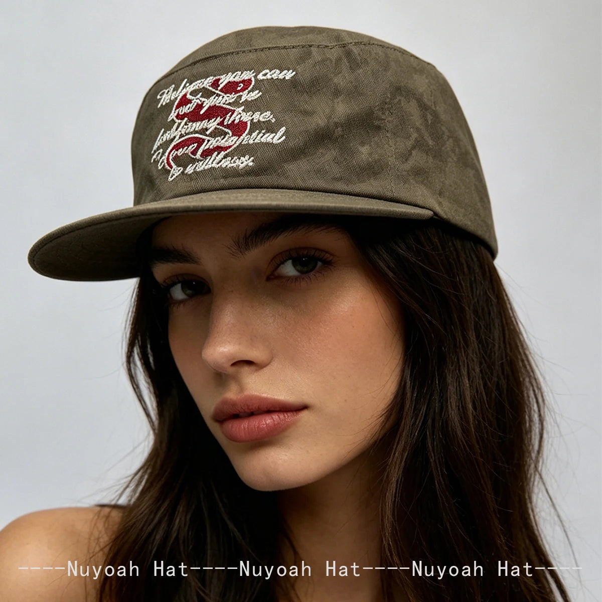 Retro Flat Top Baseball Hat For Men Women