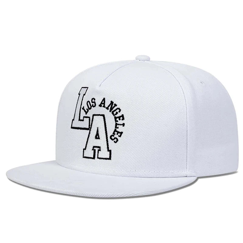 Letter Embroidery Baseball Cap Los Angeles Hip Hop Snapback Hat for Men Women Adult Sports