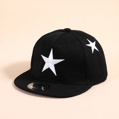 Children Five-pointed Star Embroidery Baseball Caps