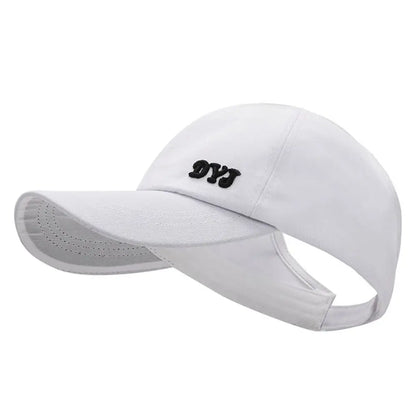 Adjustable Cotton Ponytail Hat With Ponytail Hole Baseball Caps