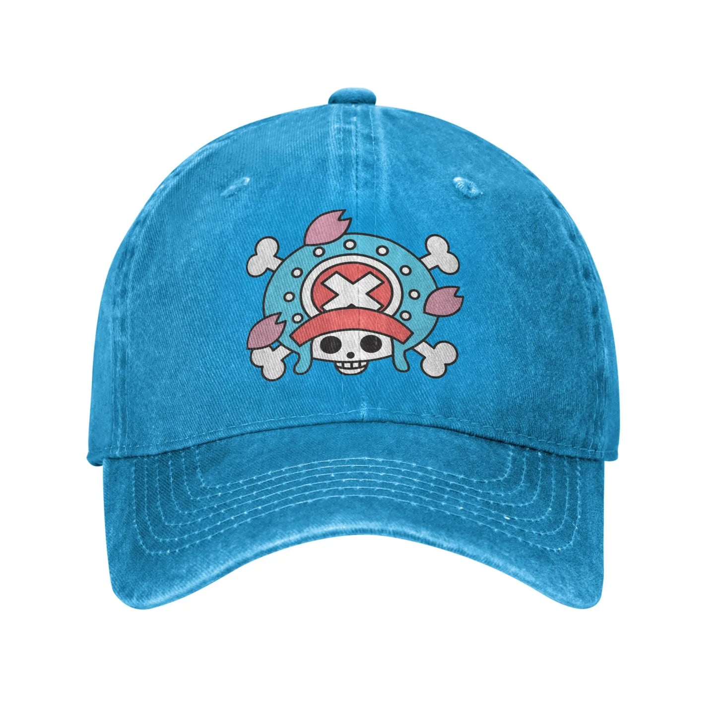 Vintage Flag Chopper Ones Pieces Baseball Caps