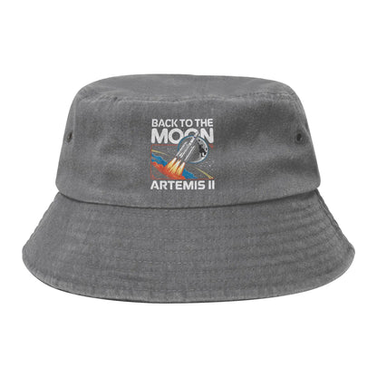 Girl Bucket Hats Artemis II 2026 Travel Headwear Lightweight Outdoor Fishing Hat