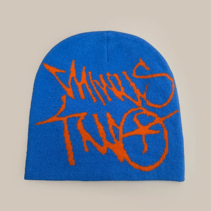 Niche American Street Jacquard Letters Knitted Hats New Men Women