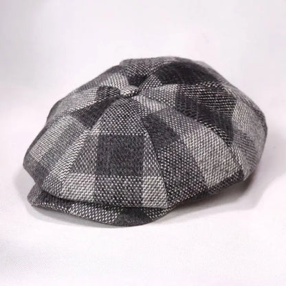 2024 Spring Autumn And Winter Octagonal Hat Women