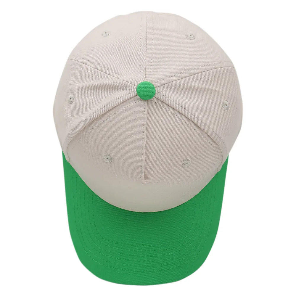 Embroidered Patchwork Color Baseball Hats