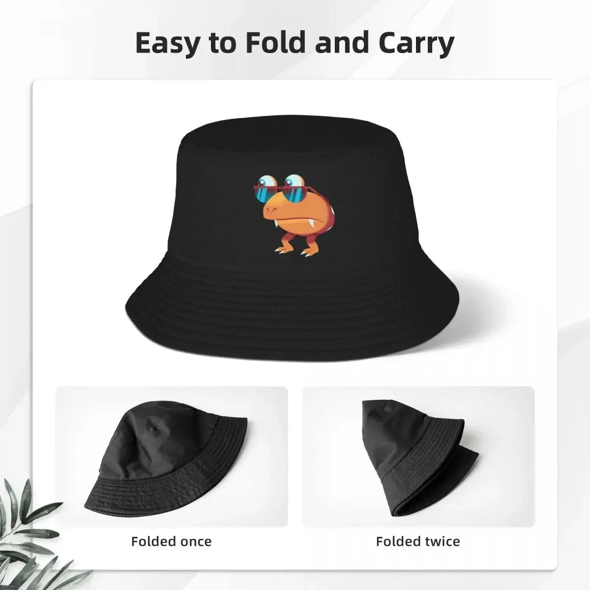 Retro Design Spring Headwear Pikmin Cool Bulborb Outfits Bucket Hats