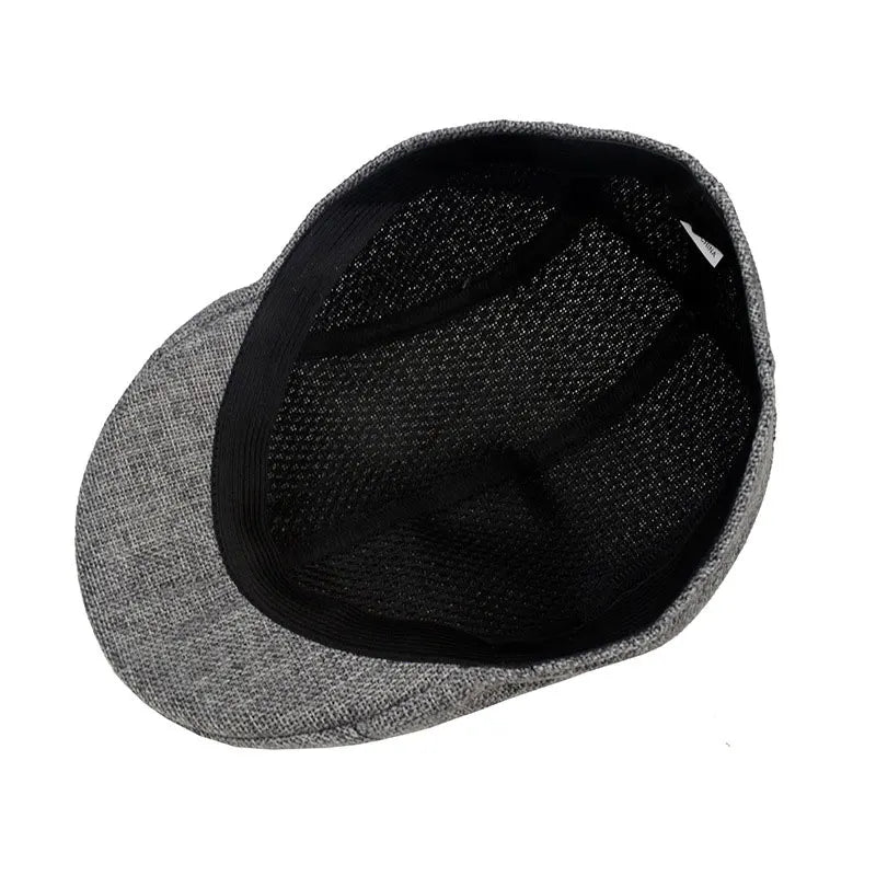Men's Flat Cap Casual Beret Ivy Flat Forward Cap
