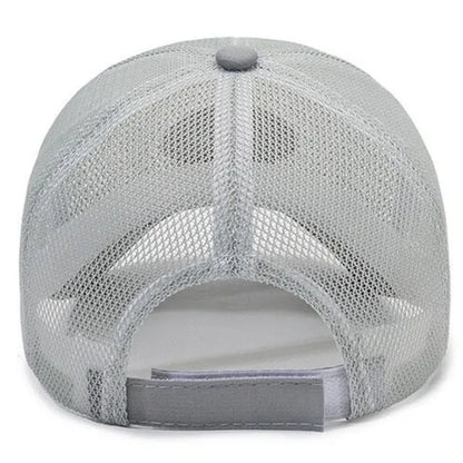 Unisex Long-Brim Mesh Baseball Cap For Men Female