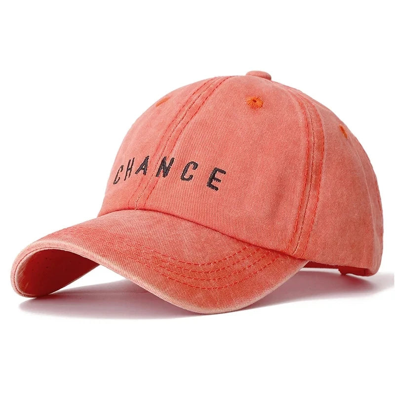 Unisex Washed Cotton Embroidery Baseball Cap