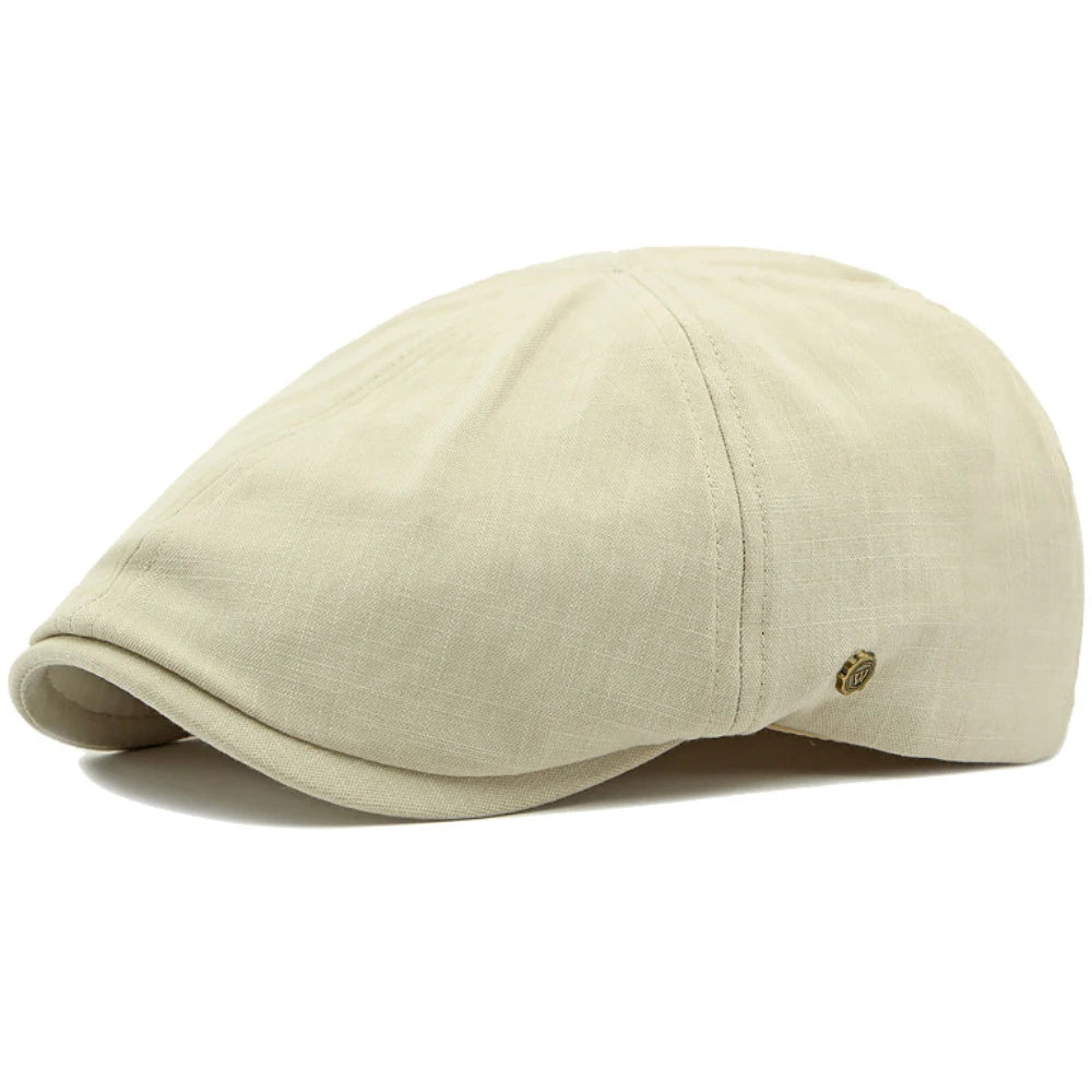Beret Cap Spring Summer Octagonal Cap For Men Women 6 Panels Artist Painter Beret Hat