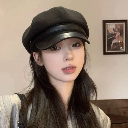 Fashion Woolen Winter Beret Hat Vintage
