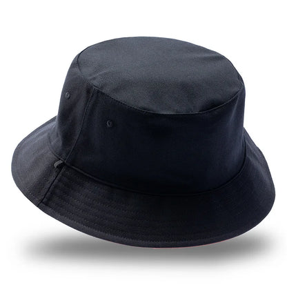 Reversible Bucket Hat Lady Summer Cotton Wide Brim Sun Caps