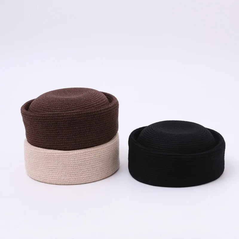 2026 Spring New Premium Papyrus Fedoras Hat Thin Painter's Hat Japanese