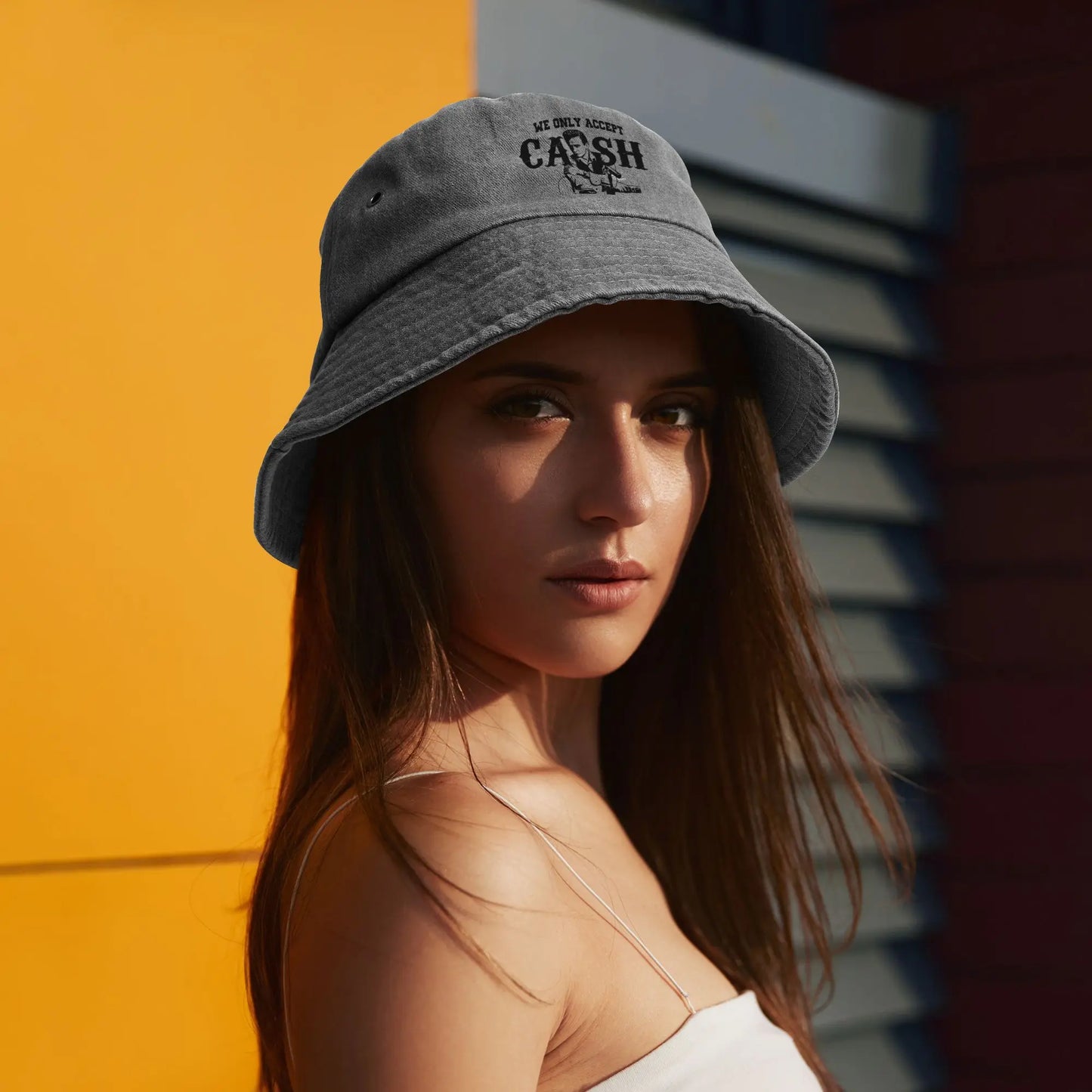 We Only Accept Cash Bucket Hat Women