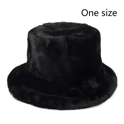Fashion New Women Bucket Hat Retro Spring Autumn Leopard