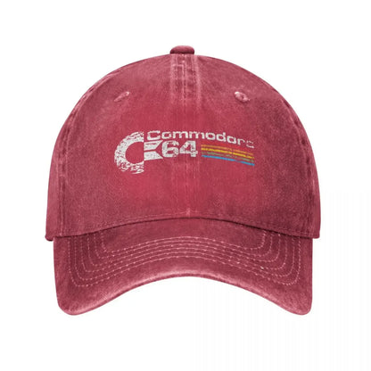 Hip Hop Denim Retro Commodore 64 Baseball Cap Homme Spring Autumn Snapback Hat