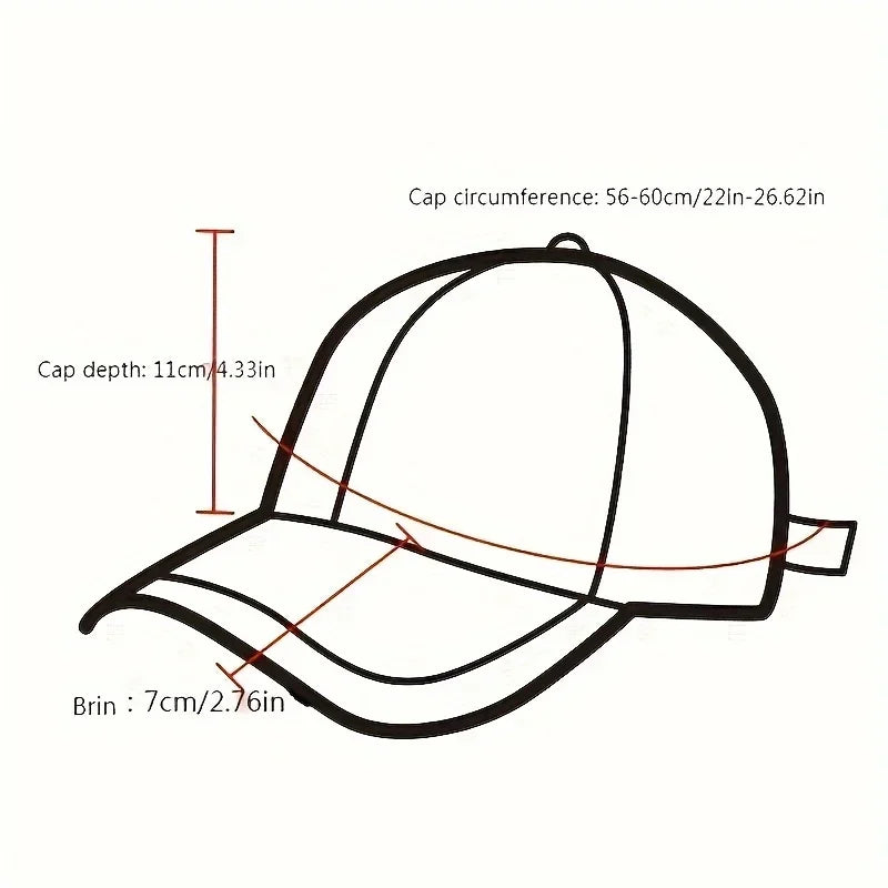 Outdoor Casual Duckbill Hat Men's Embroidered Dad Hat