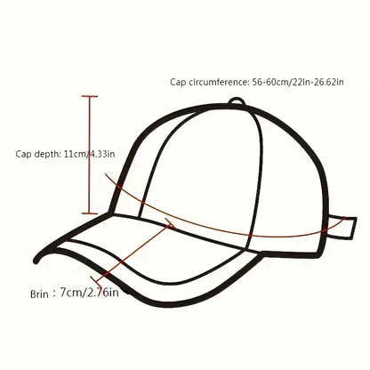 Outdoor Casual Duckbill Hat Men's Embroidered Dad Hat