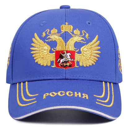 Unisex Double-headed Eagle Embroidery Baseball Caps Spring Autumn