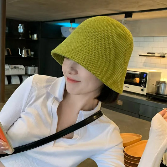 New Fashion Summer Linen Hats Women Foldable Outdoor