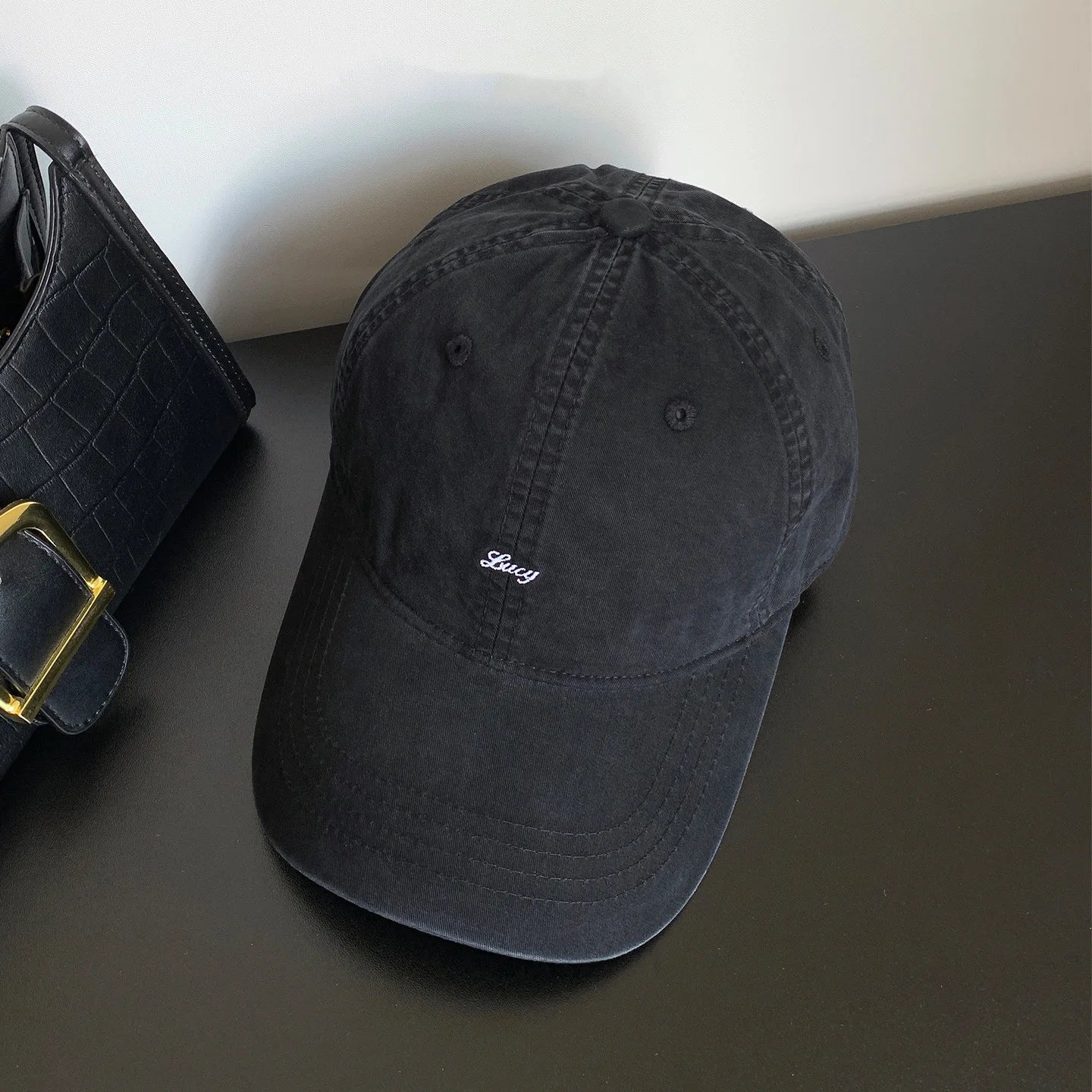 Retro Cotton Baseball Caps Spring Summer Letter Embroidery Sun Hats For Men & Women