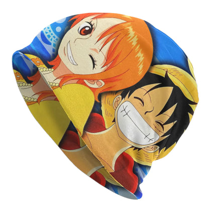Nami Anime Comic Bonnet Hats  Hip Hop Knit Hat For Women Men