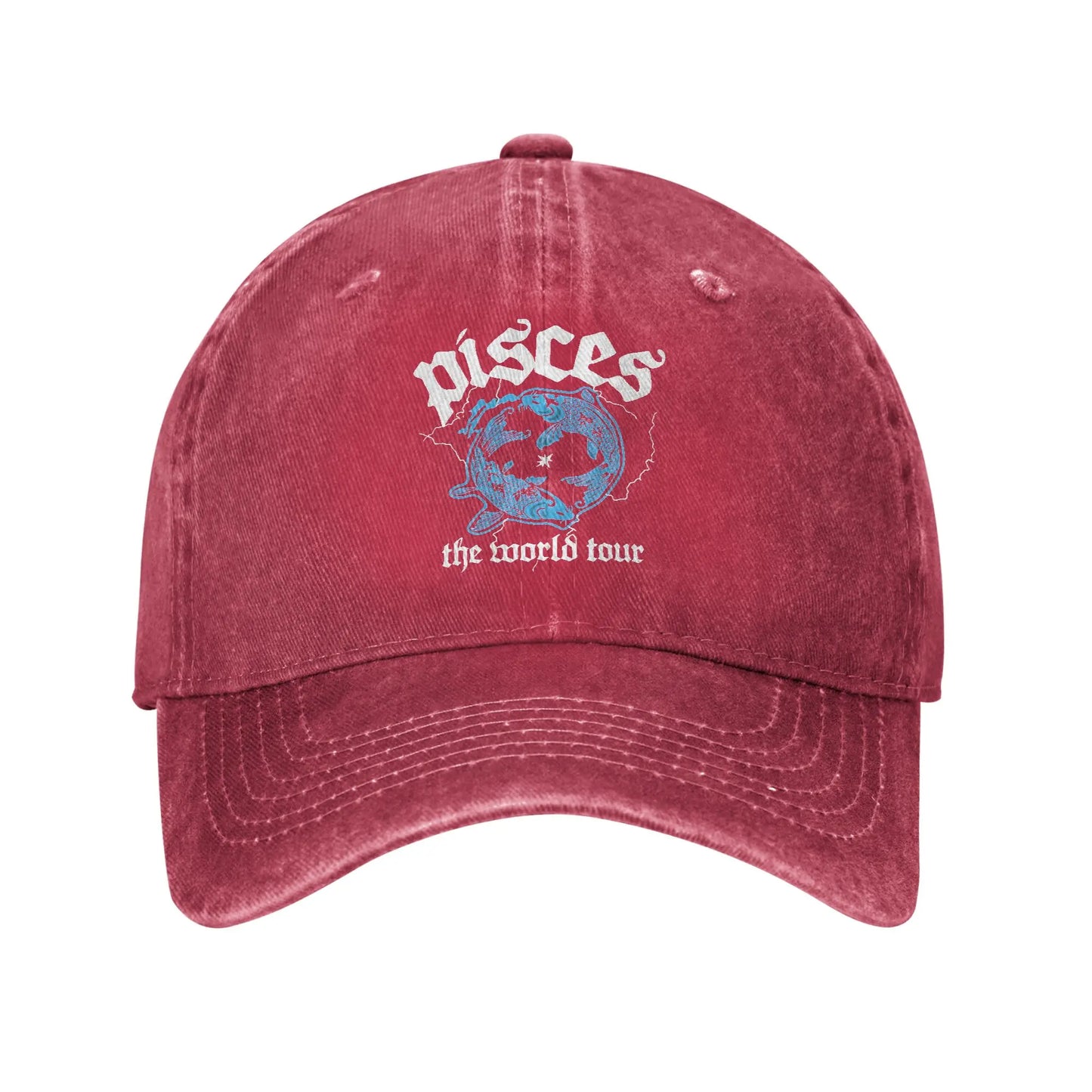 James Arthur Pisces World Tour Baseball Cap Sun  Running Hippie Washed Hip Hop Hats Men Adult Baseball Caps