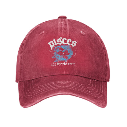 James Arthur Pisces World Tour Baseball Cap Sun  Running Hippie Washed Hip Hop Hats Men Adult Baseball Caps