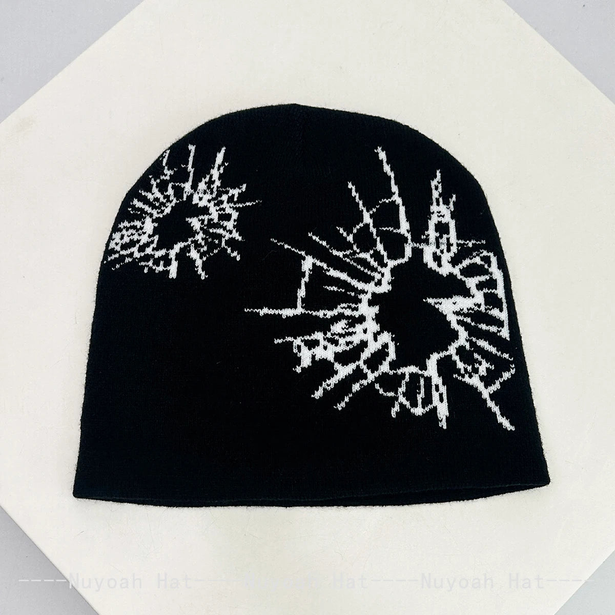 New Men Women Color Block Cullet Jacquard Knitted Hats