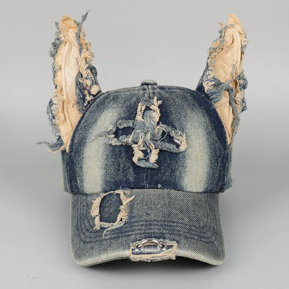 Doberman Ears Baseball Cap Women Men Hat