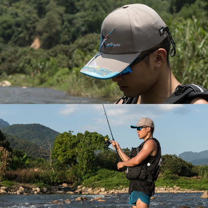 Unisex Baseball Hat Embroidery Fishing Caps Outdoor Breathable