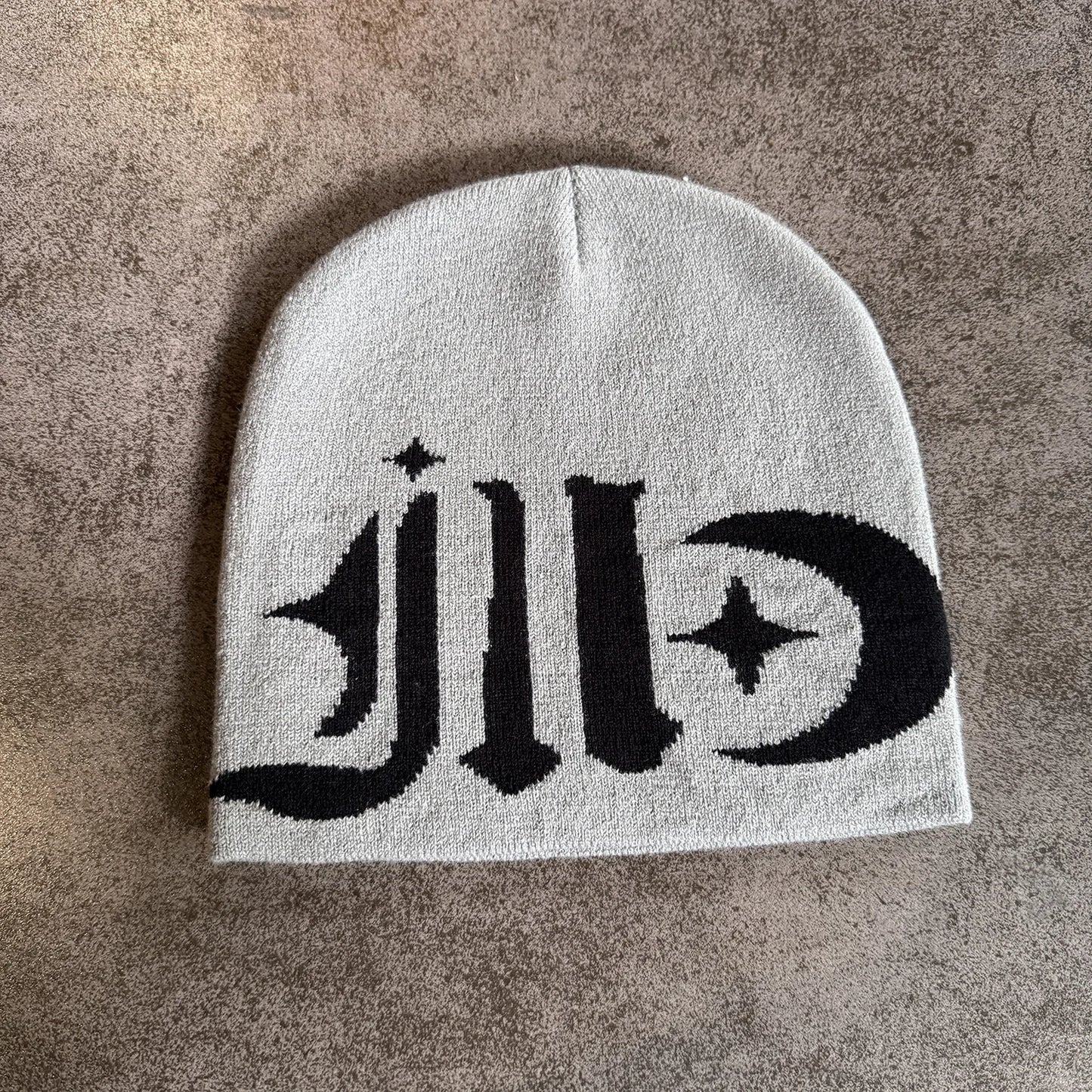 Fashion Jacquard Skull Cap Trendy Letter Knit Beanies Unisex Warm Hat