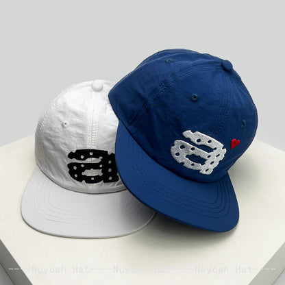 Korean Embroidered A Letter Love Baseball Hats