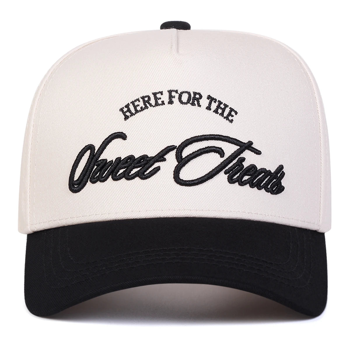 Unisex Sweet Treats Letter Embroidery Baseball Caps Spring and Autumn