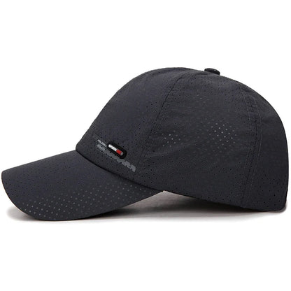 Summer Breathable Perforated Quick-Drying Hat For Men