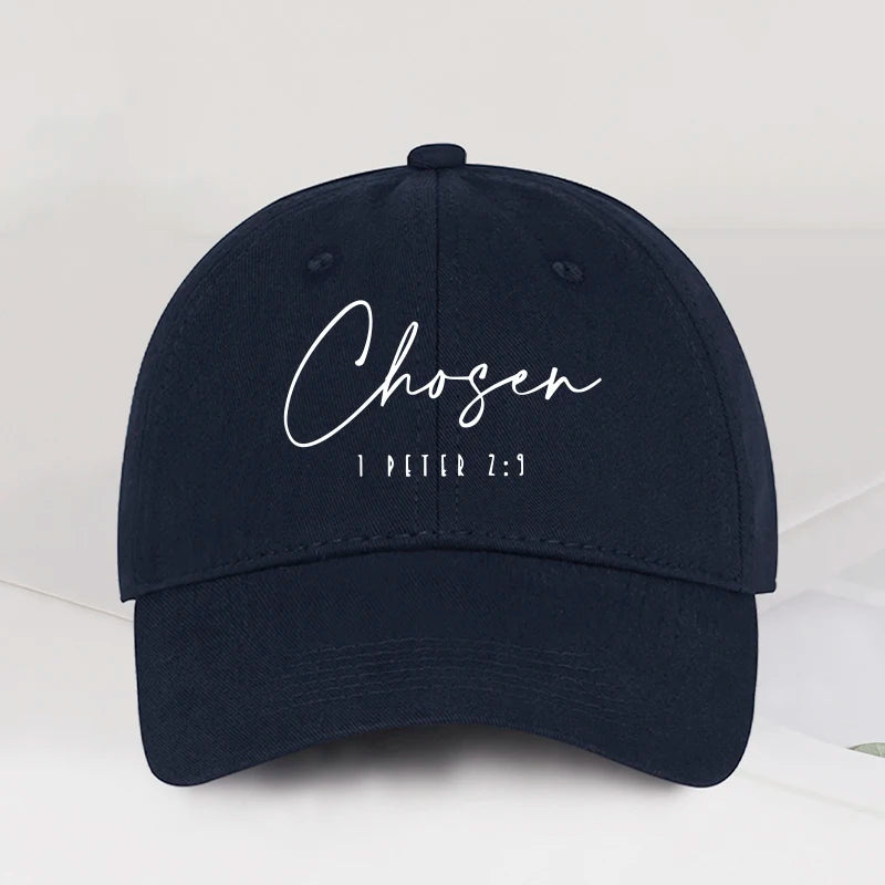 Fashion Chosen  Printed Soft Peak Baseball Cap Adjustable Curved Peak Dad Cap Perfect Camping and Hiking