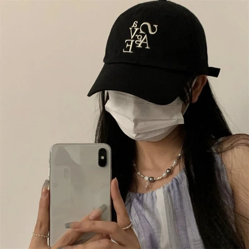 Unisex Letter Embroidery Baseball Caps