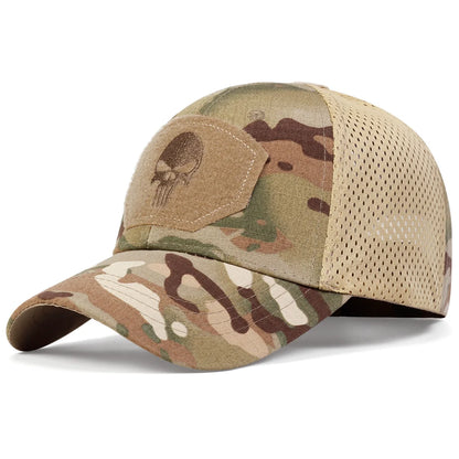 Unisex Skull Embroidered Baseball Caps Men
