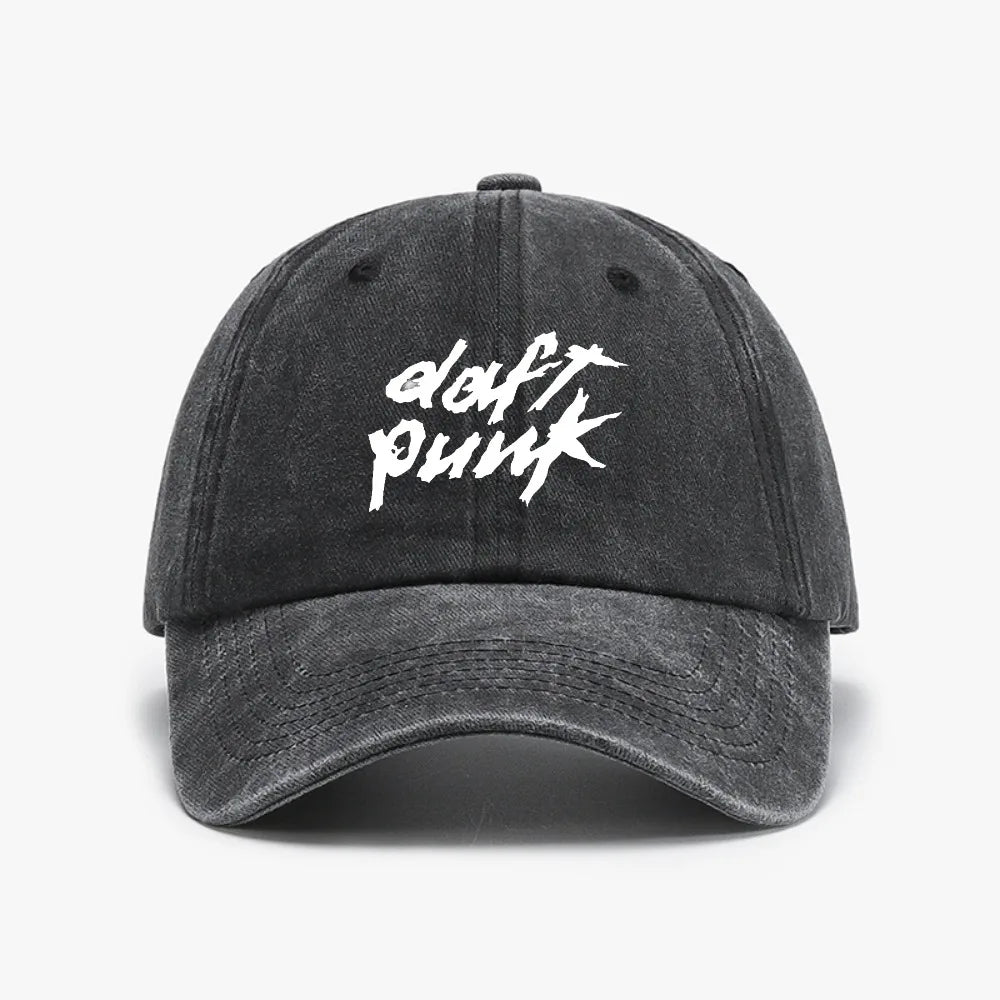 Punk Daft Vintage Banda Denim Baseball Cap