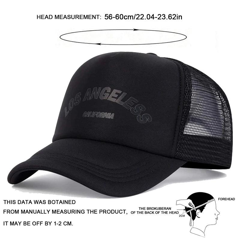 Men Women Los Angeles baseball cap Fashion Summer
