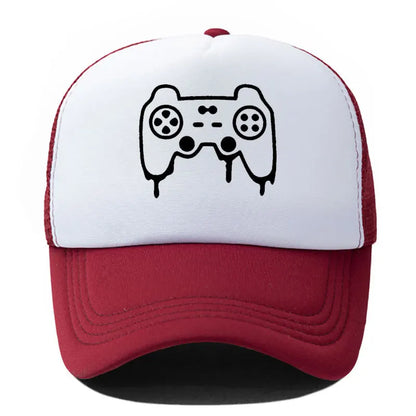 Game Console Printed Baseball Cap